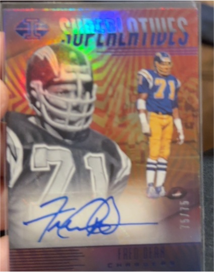 2019 Panini Illusions Superlatives #SP-FD Fred Dean — front