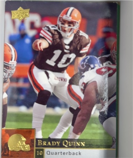 2007 Upper Deck #10 Brady Quinn — front