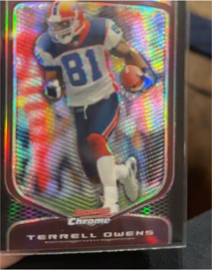 2009 Bowman Chrome #76 Terrell Owens — front