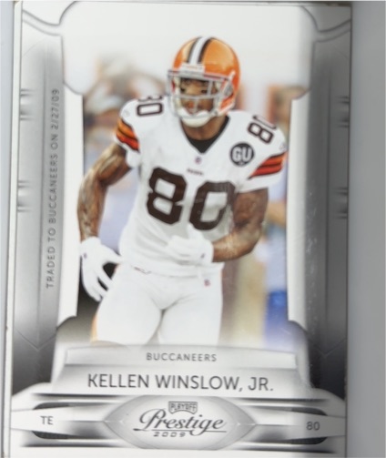 2009 Playoff Prestige #25 Kellen Winslow Jr. — front