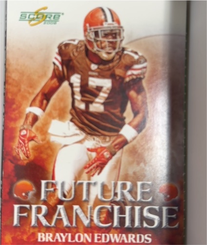 2008 Score #FF-20 Braylon Edwards Future Franchise — front