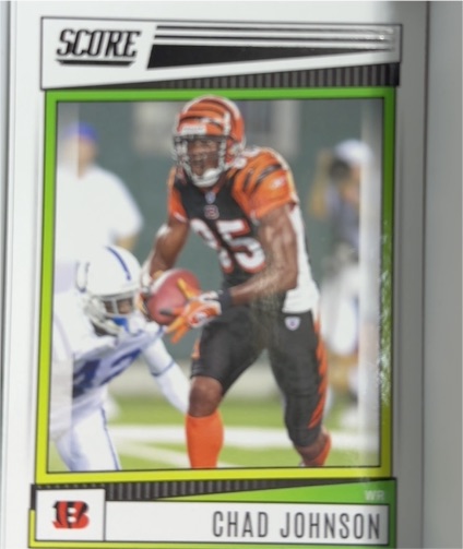2022 Panini Score #198 Chad Johnson — front