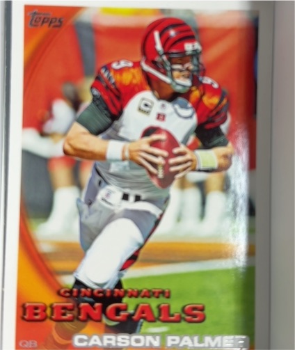 2010 Topps #370 Carson Palmer Cincinnati Bengals — front