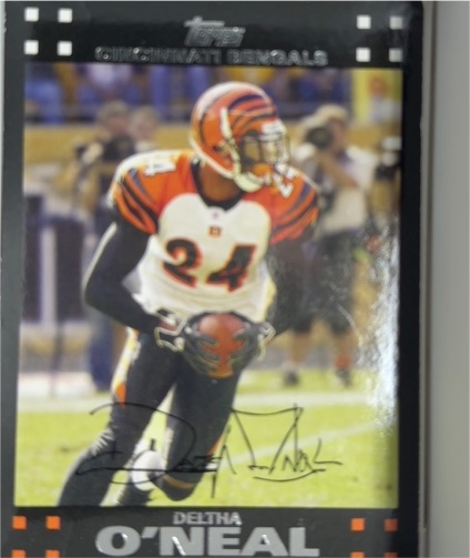 2007 Topps #231 Deltha O'Neal — front