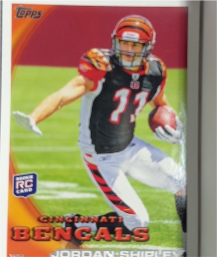 2010 Topps #109 Jordan Shipley — front