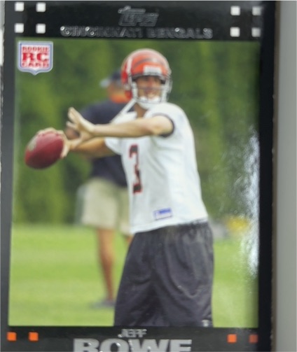 2007 Topps #298 Jeff Rowe Rookie Cincinnati Bengals — front