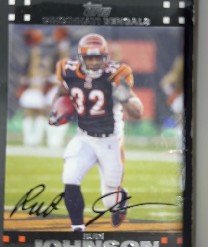 2007 Topps #60 Rudi Johnson Cincinnati Bengals — front