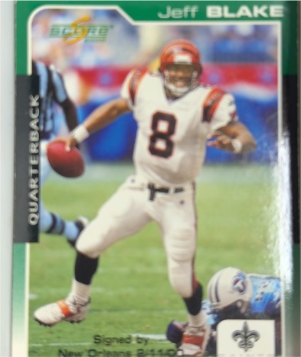 2000 Score #188 Jeff Blake — front