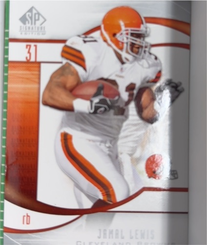 2009 Upper Deck SP Signature #31 Jamal Lewis — front