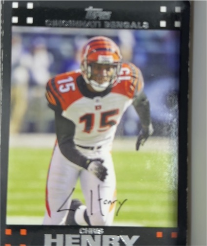 2007 Topps #132 Chris Henry — front