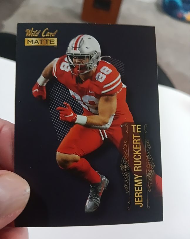 2022 Wild Card Matte #MB-59 Jeremy Ruckert — front