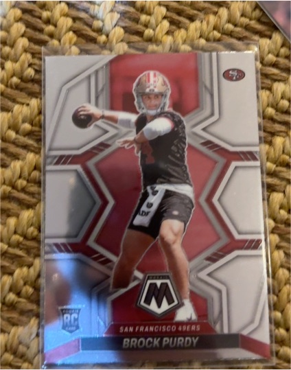 2022 Panini Mosaic #367 Brock Purdy — front