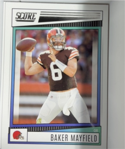 2022 Score #203 Baker Mayfield — front