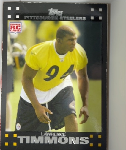 2007 Topps #366 Lawrence Timmons Rookie — front