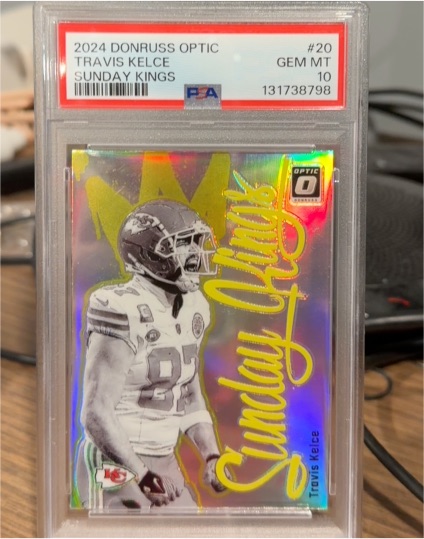 2024 Panini Donruss Optic Sunday Kings #20 Travis Kelce — front