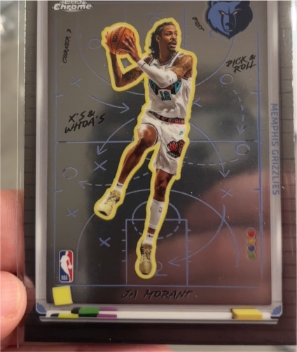 2025-26 Topps Chrome #XW-4 Ja Morant X's and Whoa's — front