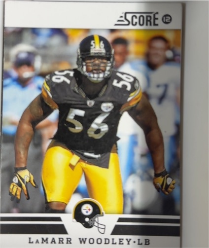 2012 Score #191 LaMarr Woodley — front