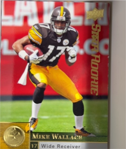 2009 Upper Deck #262 Mike Wallace Star Rookie — front