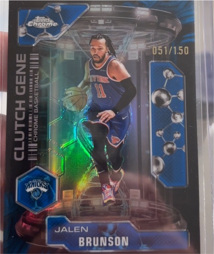 2025-26 Topps Chrome #CG-12 Jalen Brunson — front
