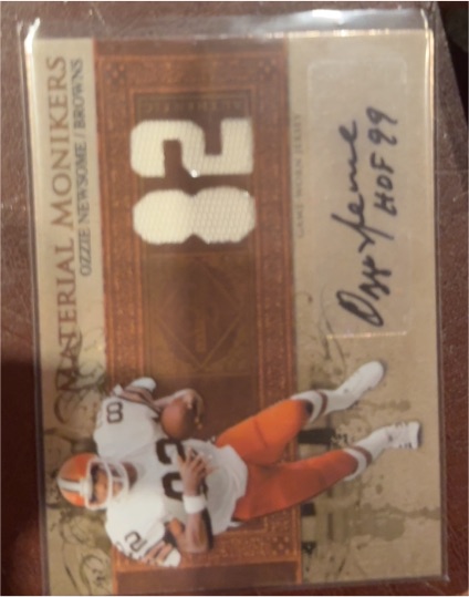 2007 Leaf Limited #MM-47 Ozzie Newsome — front