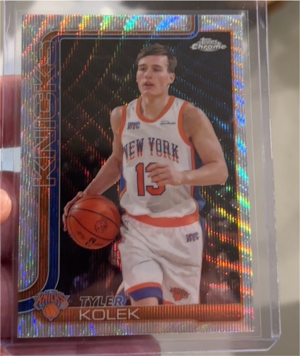 2025-26 Topps Chrome #139 Tyler Kolek — front