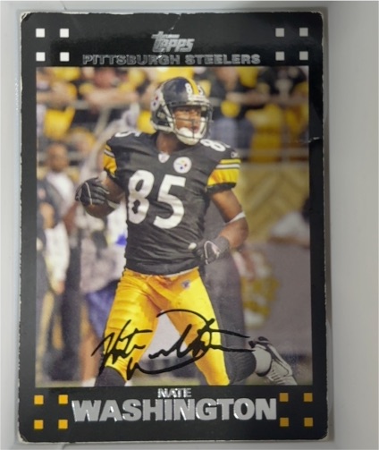 2007 Topps #85 Nate Washington — front