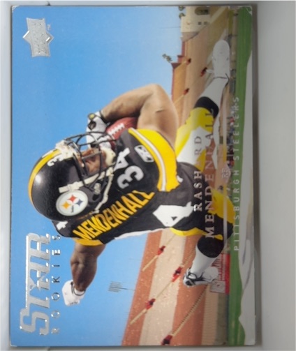 2008 Upper Deck #282 Rashard Mendenhall — front