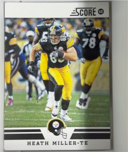 2012 Score #190 Heath Miller — front