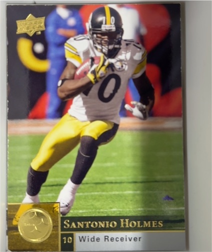 2009 Upper Deck #151 Santonio Holmes — front