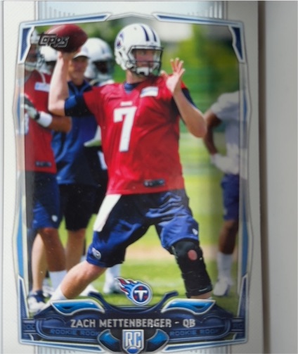 2014 Topps #359 Zach Mettenberger — front