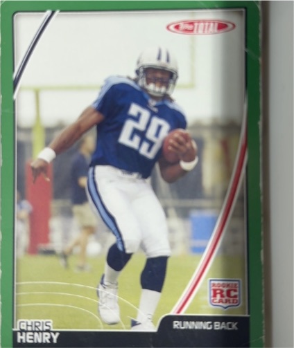 2007 Topps Total #467 Chris Henry — front