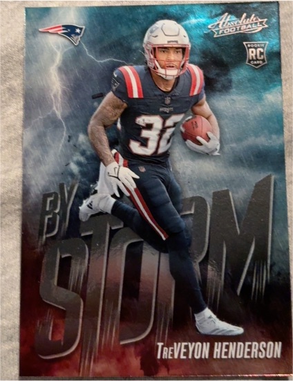 2025 Panini Absolute #19 TreVeyon Henderson By Storm — front