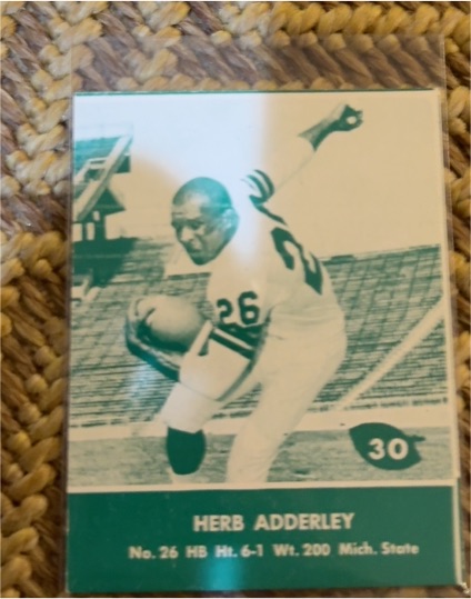 1961 Lake to Lake #30 Herb Adderley — front