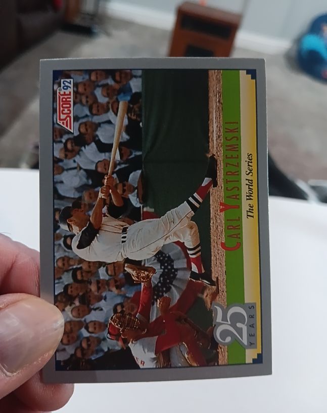 1992 Score B17a Carl Yastrzemski — front