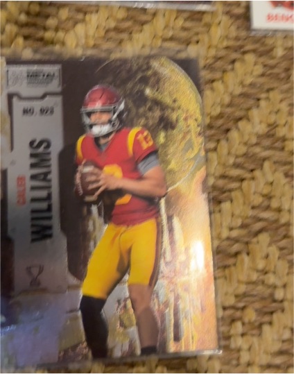 2022 Skybox Metal Universe Champions #023 Caleb Williams — front