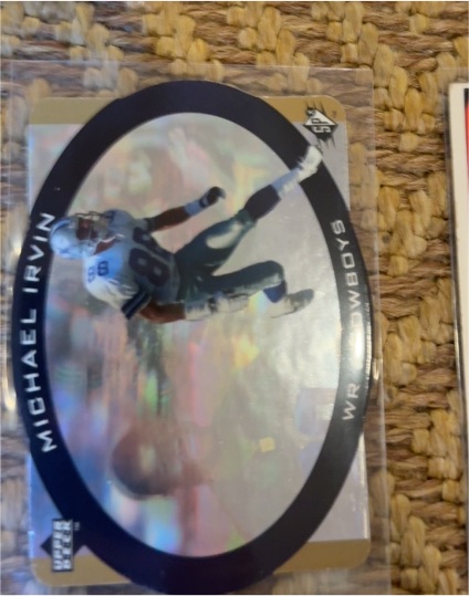 1996 Upper Deck SPx #18 Michael Irvin — front