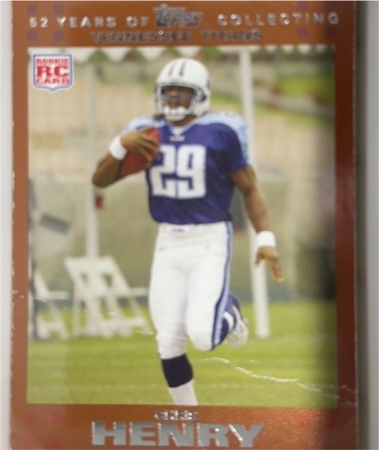 2007 Topps #312 Chris Henry — front