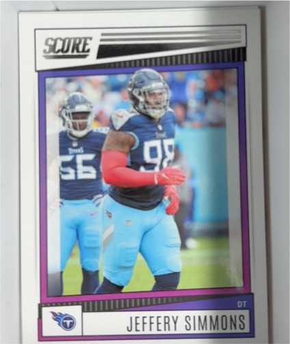 2022 Score #34 Jeffery Simmons — front