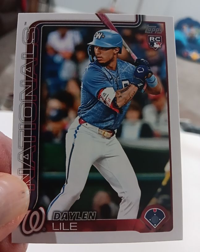 2025 Topps Update #US172 Daylen Lile — front