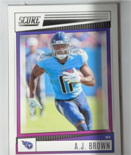 2022 Panini Score #28 A.J. Brown — front