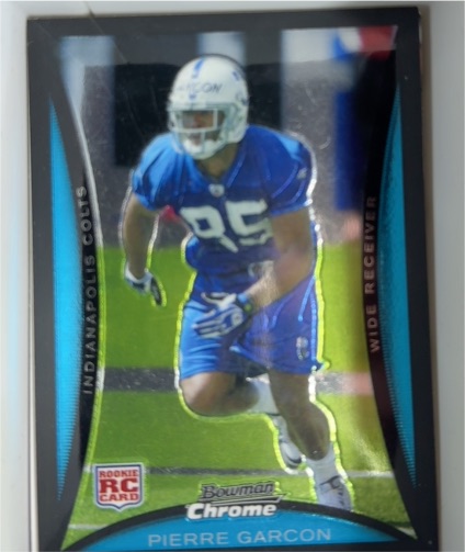 2008 Bowman Chrome #BC55 Pierre Garcon Rookie Card — front