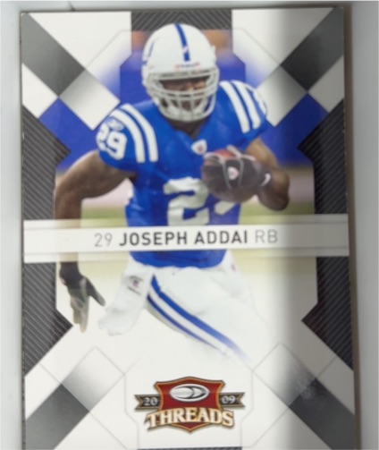 2009 Donruss Threads #42 Joseph Addai — front