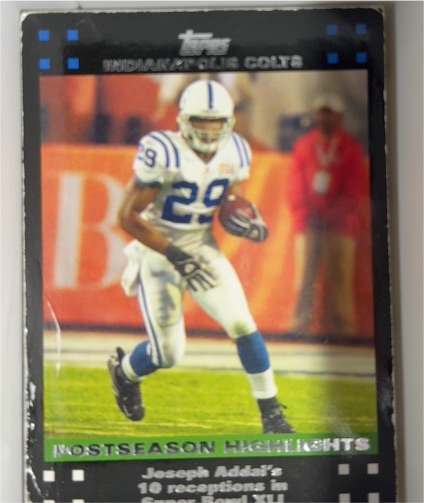 2007 Topps #436 Joseph Addai — front