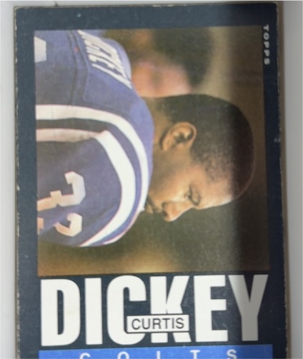 1985 Topps #262 Curtis Dickey — front