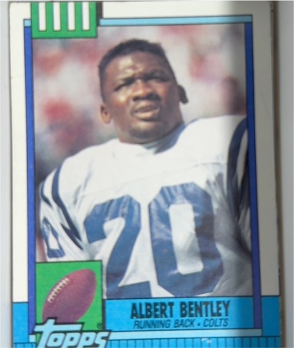 1990 Topps #310 Albert Bentley — front