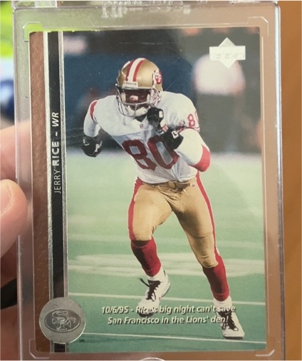 1996 Upper Deck #60 Jerry Rice — front