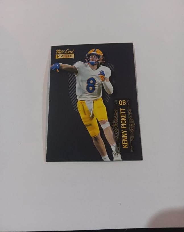 2022 Wild Card Matte Black #LBC-9 Kenny Pickett — front