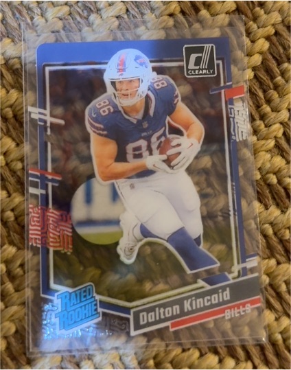 2023 Panini Clearly Donruss #57 Dalton Kincaid Rated Rookie — front
