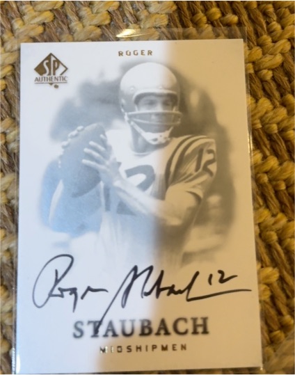 1997 SP Authentic Roger Staubach — front