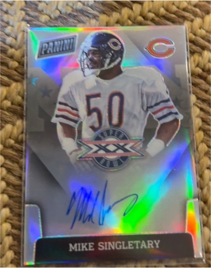2021 Panini Super Bowl XXX Prizm Mike Singletary — front